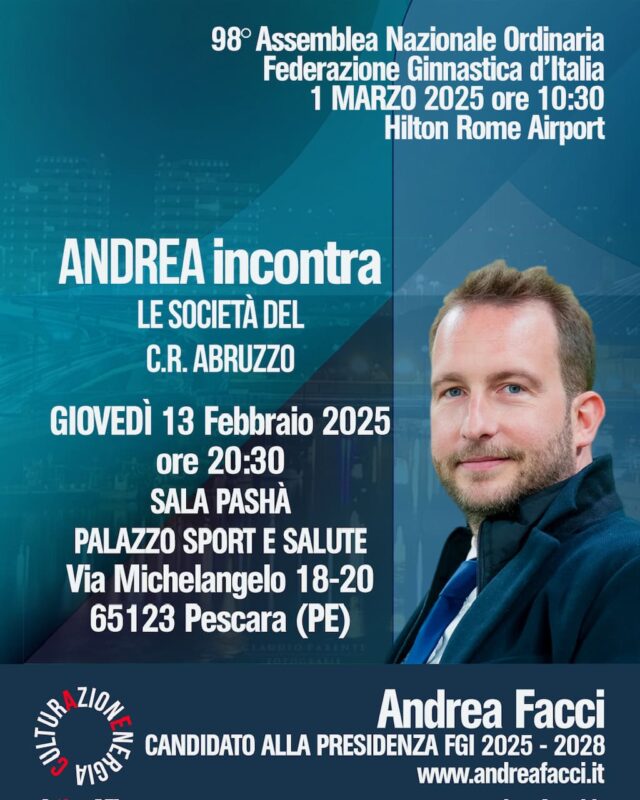 Andrea Facci - Incontro con l'Abruzzo